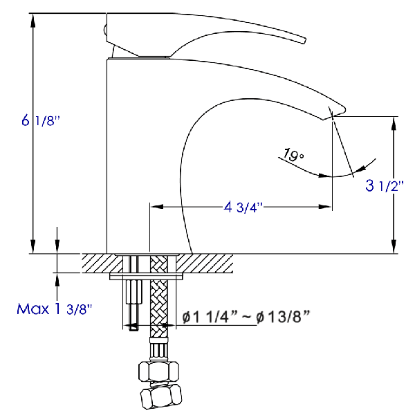 ALFI brand AB1586 - Dimensions