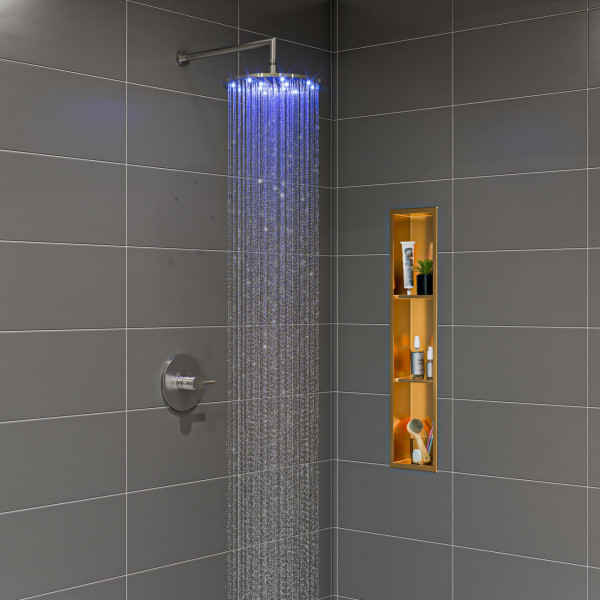 ALFI brand AB1601 Pressure Balanced Round Shower Mixer
