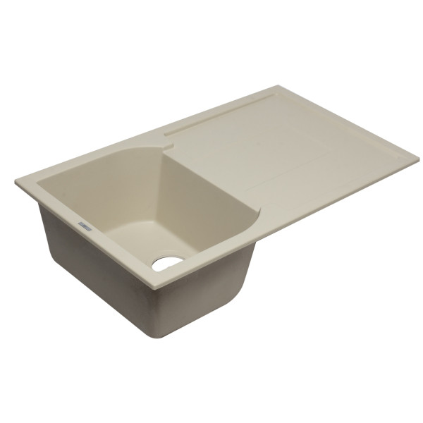 ALFI brand AB1620DI 34" Single Granite Composite Kitchen Sink w/ Drainboard