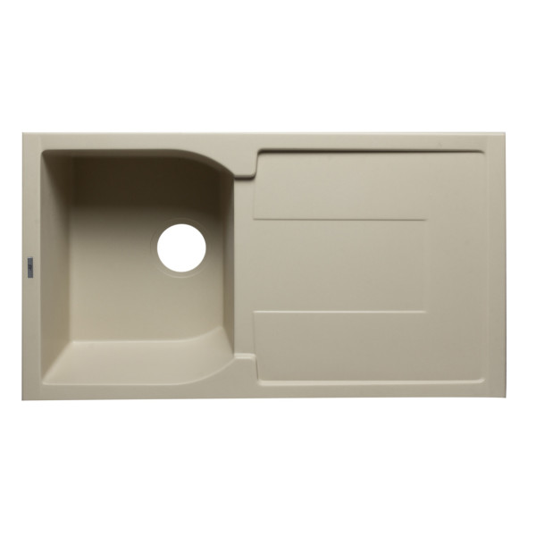 ALFI brand AB1620DI 34" Single Granite Composite Kitchen Sink w/ Drainboard