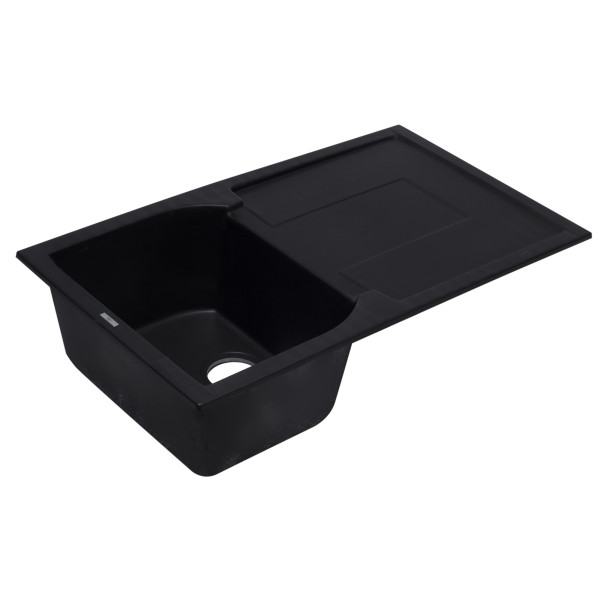 ALFI brand AB1620DI 34" Single Granite Composite Kitchen Sink w/ Drainboard