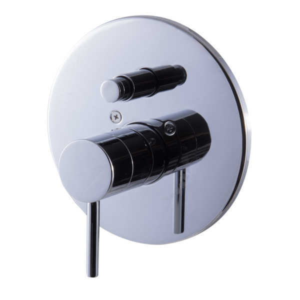 ALFI brand AB1701 Pressure Balanced Round Shower Mixer with Diverter