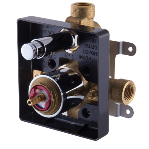 ALFI brand AB1701 Pressure Balanced Round Shower Mixer with Diverter