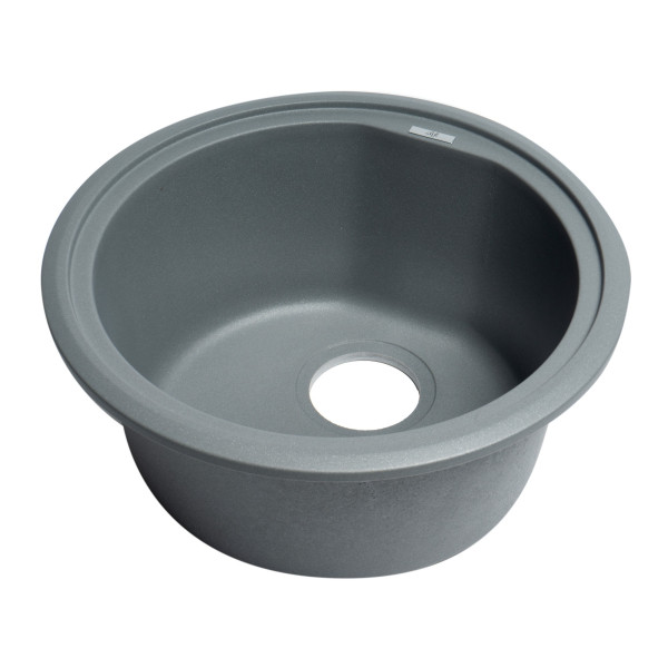 ALFI brand AB1717DI 17" Drop-In Round Granite Composite Kitchen Prep Sink