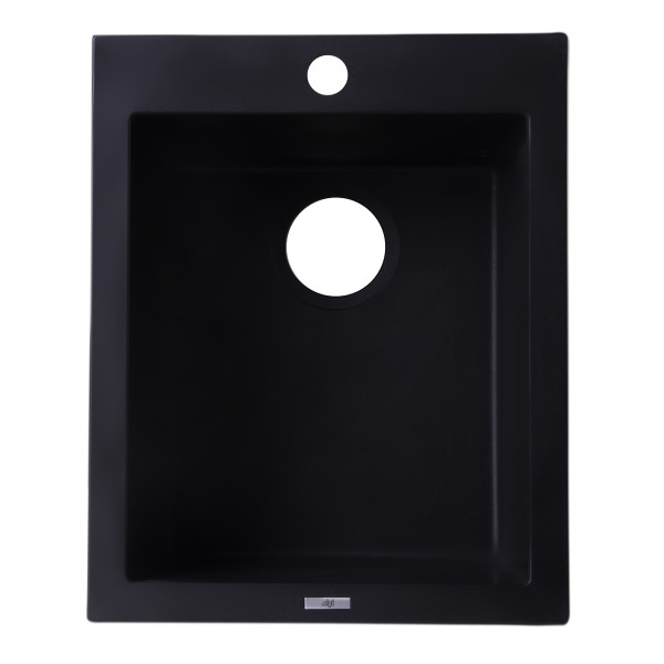 ALFI brand AB1720DI 17" Drop-In Rectangular Granite Kitchen Prep Sink
