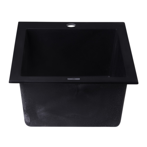 ALFI brand AB1720DI 17" Drop-In Rectangular Granite Kitchen Prep Sink
