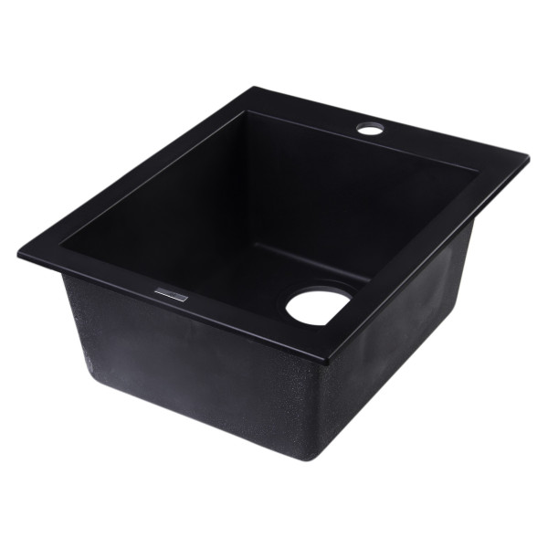 ALFI brand AB1720DI 17" Drop-In Rectangular Granite Kitchen Prep Sink