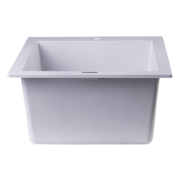ALFI brand AB1720DI 17" Drop-In Rectangular Granite Kitchen Prep Sink