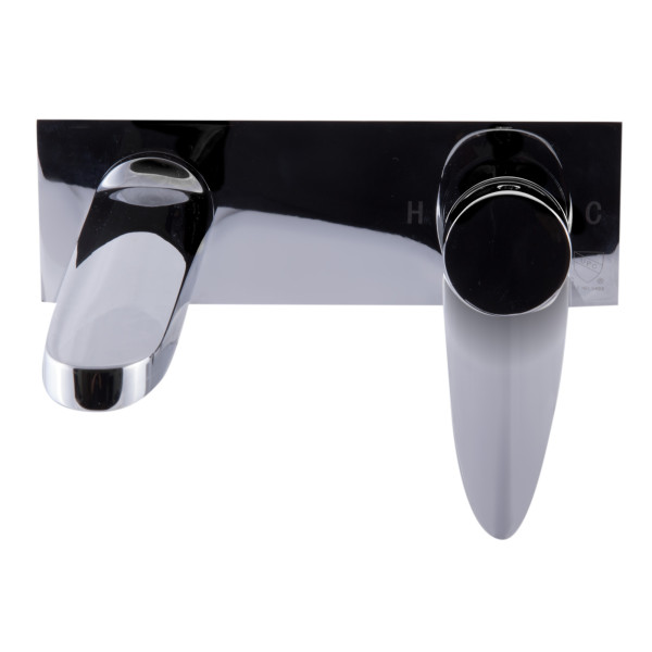ALFI brand AB1772 Wall Mounted Modern Bathroom Faucet
