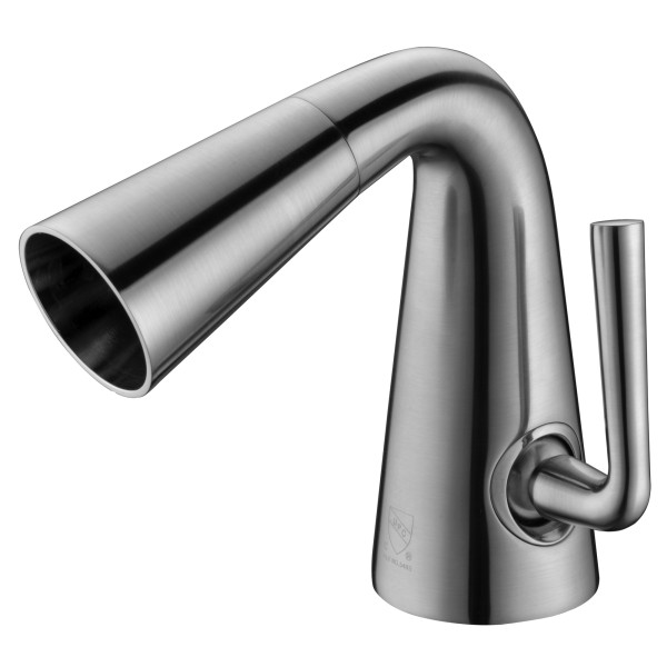 ALFI brand AB1788-BN Brushed Nickel Single Hole Cone Waterfall Bath Faucet