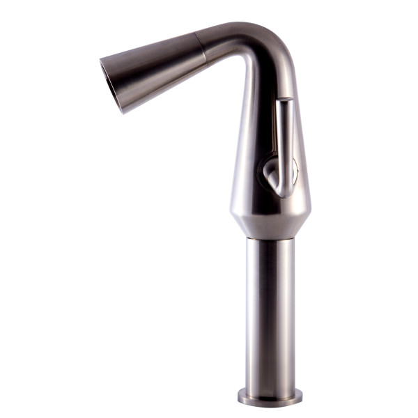 ALFI brand AB1792 Single Hole Tall Cone Waterfall Bathroom Faucet