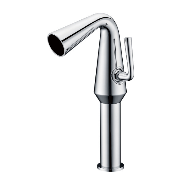ALFI brand AB1792 Single Hole Tall Cone Waterfall Bathroom Faucet