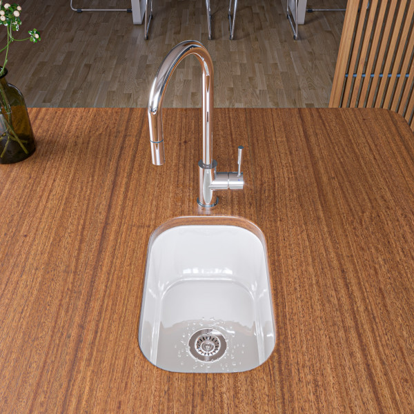 ALFI brand AB2028 Single Hole Pull Down Stainless Steel  Kitchen Faucet