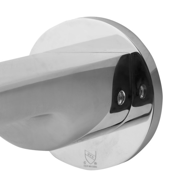 ALFI brand AB2201-PC Rounded Tub Filler Bathroom Spout Polished Chrome
