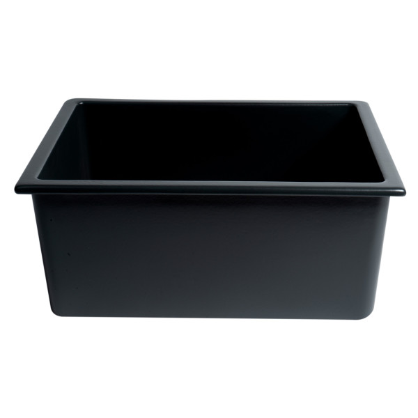ALFI brand AB2418UD 24" Undermount / Drop In Fireclay Kitchen Sink