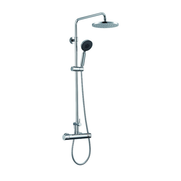 ALFI brand AB2867 Round Style Thermostatic Exposed Shower Set