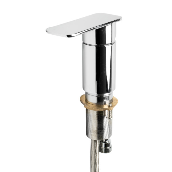 ALFI brand AB2879 Deck Mounted Tub Filler with Hand Held Showerhead