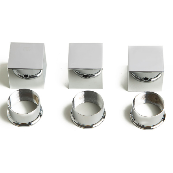 ALFI brand AB2901 Concealed 4-Way Thermostatic Valve Square Shower Mixer