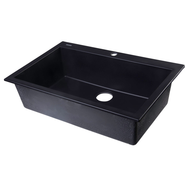 ALFI brand AB3020DI 30" Drop-In Single Bowl Granite Composite Kitchen Sink