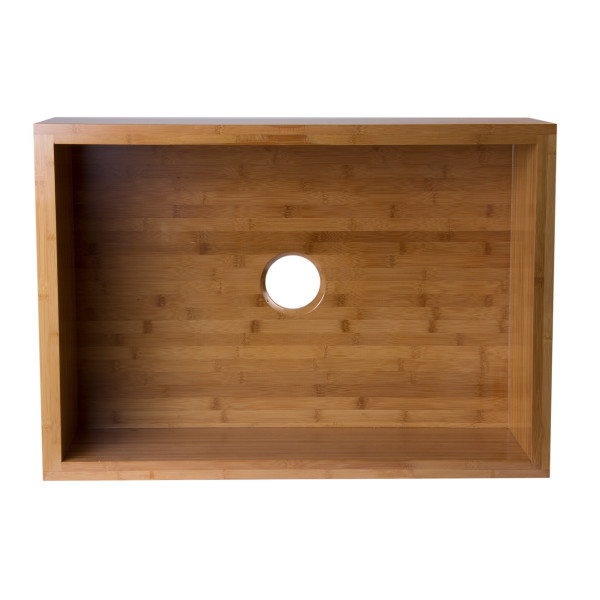 ALFI brand AB3021 30' Single Bowl Bamboo Farmhouse Apron Front Kitchen Sink