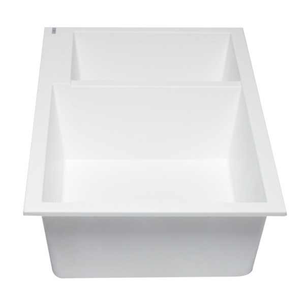 ALFI brand AB3319UM 34" Double Undermount Granite Composite Kitchen Sink