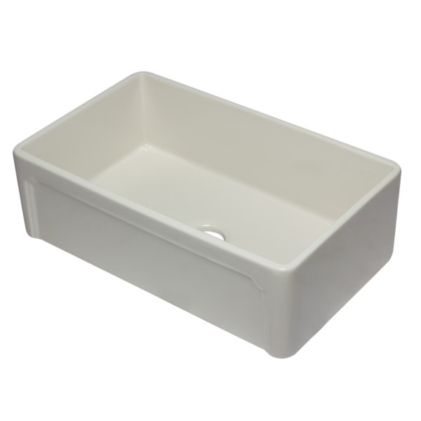 ALFI brand AB3320SB 33 inch Reversible Fireclay Farmhouse Kitchen Sink