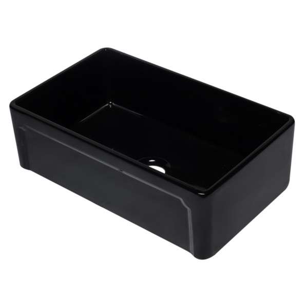 ALFI brand AB3320SB 33 inch Reversible Fireclay Farmhouse Kitchen Sink
