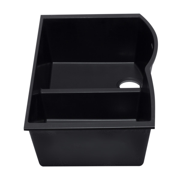 ALFI brand AB3320UM 33" Double Undermount Granite Composite Kitchen Sink