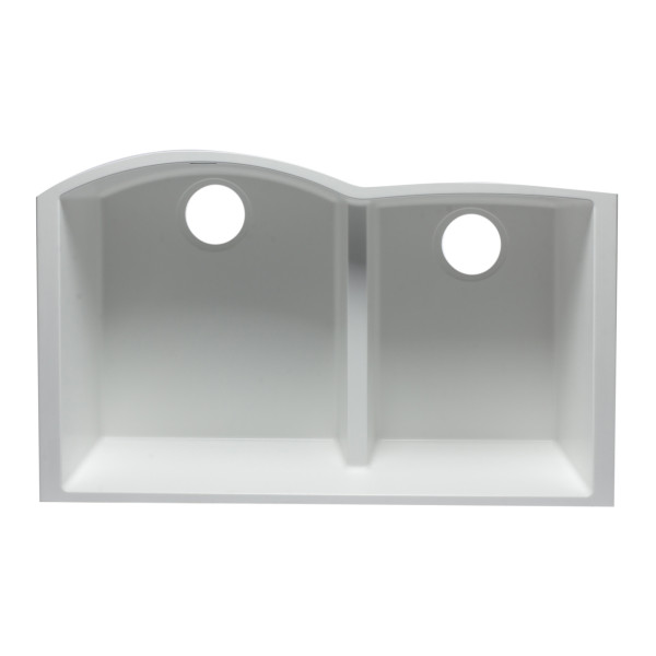 ALFI brand AB3320UM 33" Double Undermount Granite Composite Kitchen Sink