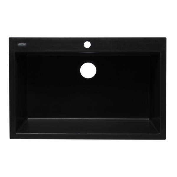 ALFI brand AB3322DI 33" Single Bowl Drop In Granite Composite Kitchen Sink