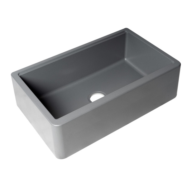 ALFI brand AB33FARM Granite Composite Single Bowl Farm Sink with Accessories