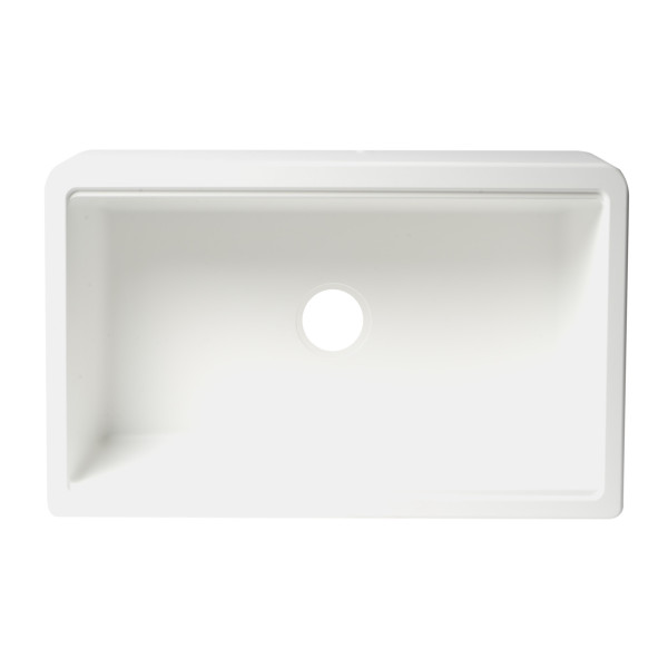 ALFI brand AB33FARM Granite Composite Single Bowl Farm Sink with Accessories