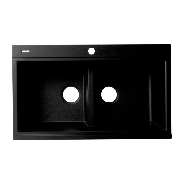 ALFI brand AB3418DBDI Granite Composite Workstation Step Sink with Accessories