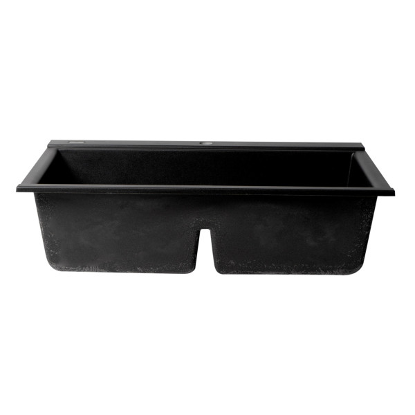 ALFI brand AB3418DBDI Granite Composite Workstation Step Sink with Accessories
