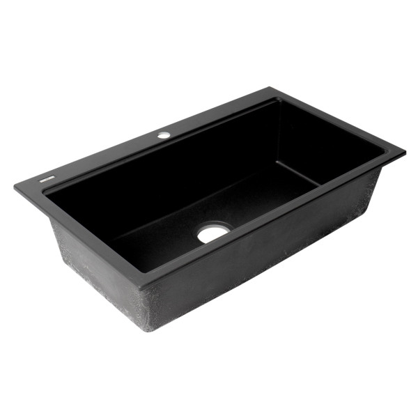 ALFI brand AB3418SBDI Granite Composite Workstation Step Rim Sink w/ Accessories