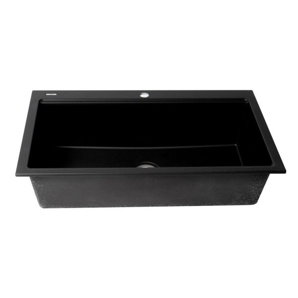 ALFI brand AB3418SBDI Granite Composite Workstation Step Rim Sink w/ Accessories
