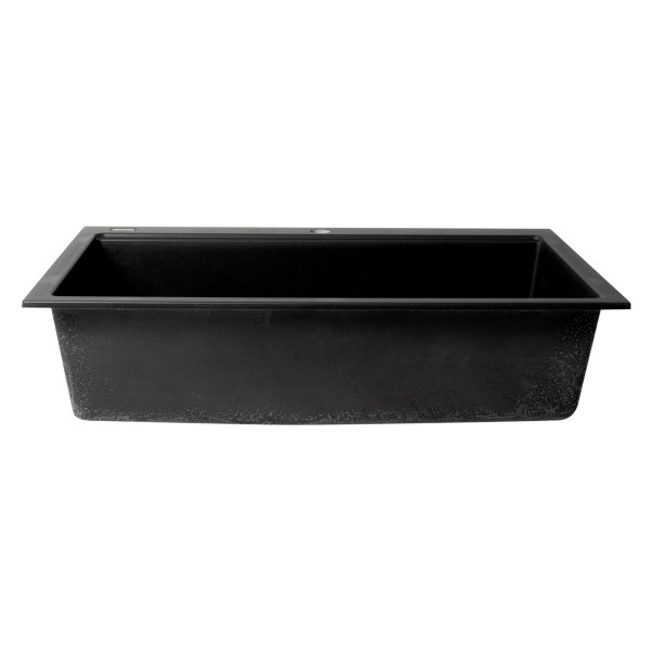ALFI brand AB3418SBDI Granite Composite Workstation Step Rim Sink w/ Accessories