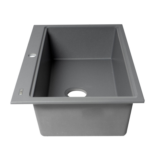 ALFI brand AB3418SBDI Granite Composite Workstation Step Rim Sink w/ Accessories