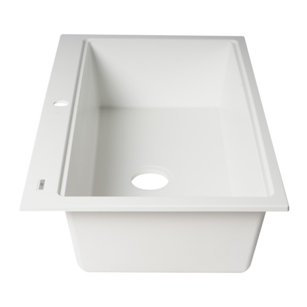 ALFI brand AB3418SBDI Granite Composite Workstation Step Rim Sink w/ Accessories