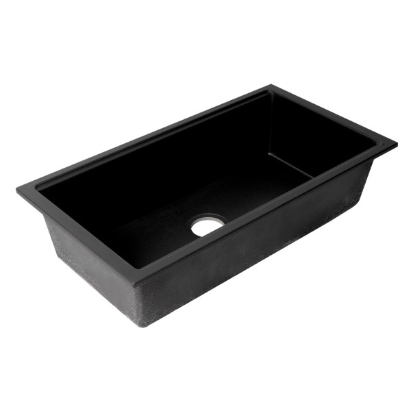 ALFI brand AB3418SBUM Granite Composite Workstation Step Rim Sink w/ Accessories