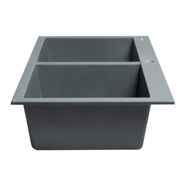ALFI brand AB3420DI  34" Drop-In Double Bowl Granite Kitchen Sink