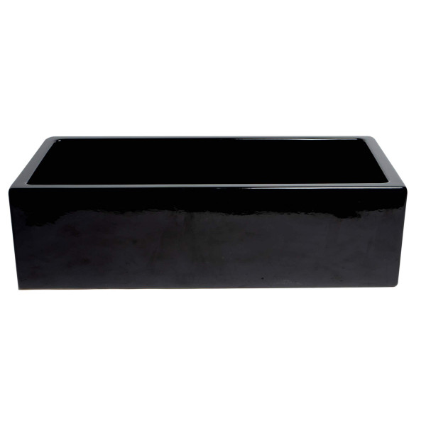 ALFI brand AB3618HS 36" Reversible Fluted/Smooth Single Bowl Fireclay Farm Sink