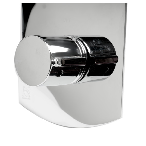 ALFI brand AB3809 Round Knob 1 Way Thermostatic Shower Mixer