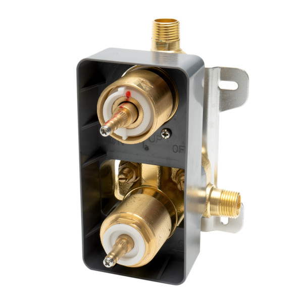 ALFI brand AB3809 Round Knob 1 Way Thermostatic Shower Mixer