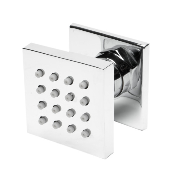 ALFI brand AB3820 2 Inch Square Adjustable Shower Body Spray