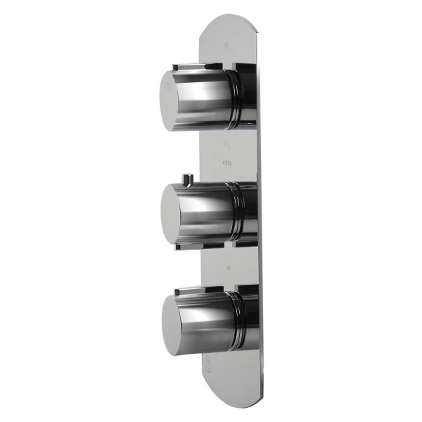 ALFI brand AB4101 Concealed 4-Way Thermostatic Valve Round Shower Mixer