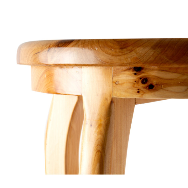 ALFI brand AB4406 11 Inch Cedar Wood Round Stool Multi-Purpose Accessory