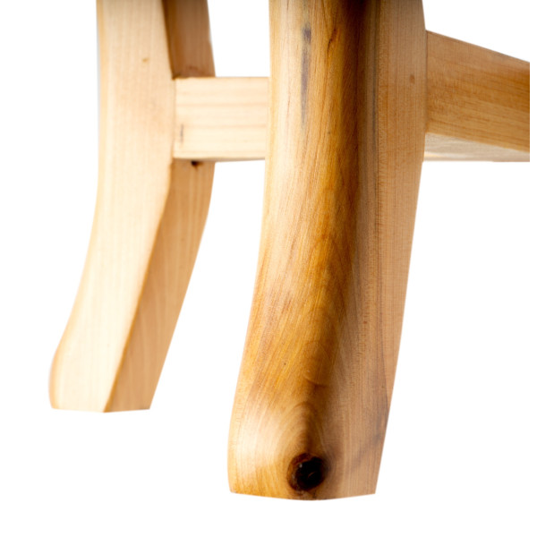 ALFI brand AB4406 11 Inch Cedar Wood Round Stool Multi-Purpose Accessory