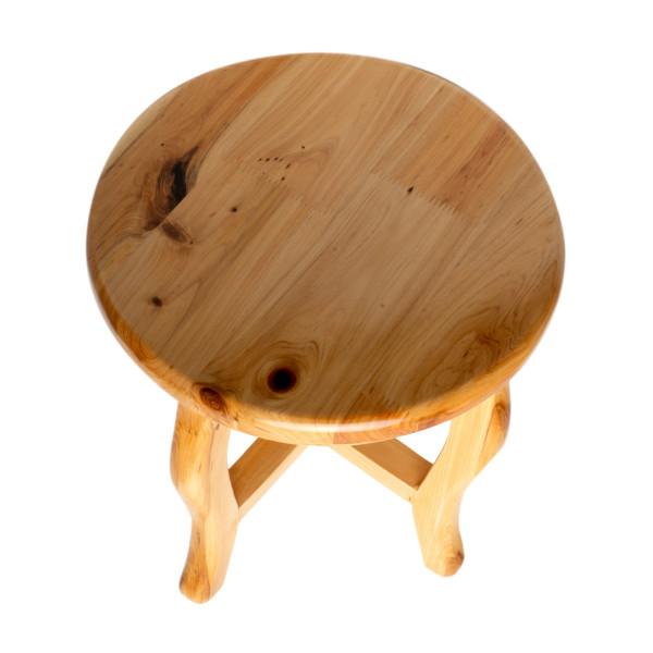 ALFI brand AB4406 11 Inch Cedar Wood Round Stool Multi-Purpose Accessory