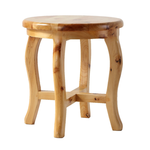 ALFI brand AB4406 11 Inch Cedar Wood Round Stool Multi-Purpose Accessory